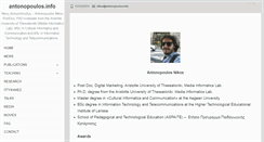 Desktop Screenshot of antonopoulos.info