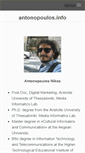 Mobile Screenshot of antonopoulos.info